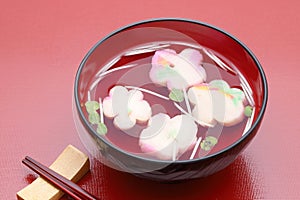 Japanese food, Osuimono soup of fu
