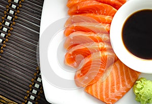 Japanese food sashimi