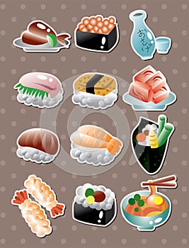 Japanese food stickers