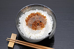 Japanese food, Tsukudani of chirimen jako