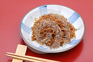 Japanese food, Tsukudani of chirimen jako