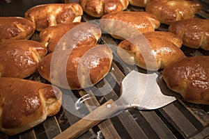 Japanese fresh pastries in bakery