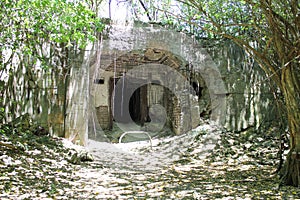 Japanese Fuel Bunker Ruins on Tinian
