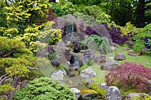 A Japanese garden art