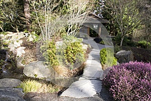 Japanese garden at Bellevue Botanical Garden photo