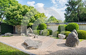 Japanese Garden of Contemplation in Hamilton gardens an iconic famous place in Hamilton, New Zealand.