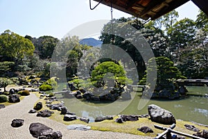 Japanese garden in Daigoji temple, Kyoto