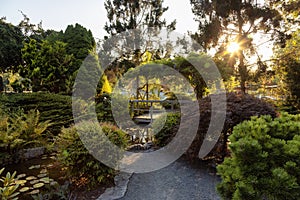 Japanese Garden in Esquimalt Gorge Park, Victoria, Vancouver Island