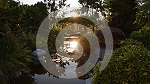 Japanese Garden in Esquimalt Gorge Park, Victoria, Vancouver Island