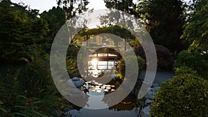 Japanese Garden in Esquimalt Gorge Park, Victoria, Vancouver Island