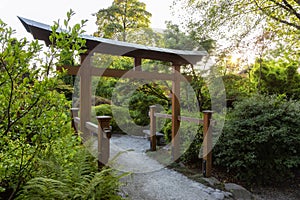 Japanese Garden in Esquimalt Gorge Park, Victoria, Vancouver Island, British Columbia, Canada