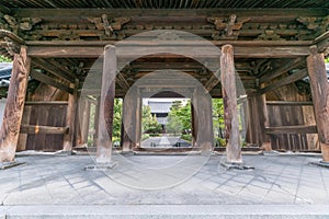 Japanese garden in Kenninji Temple, Kyoto, Japan