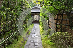 Japanese garden in Kyoto