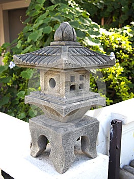 Japanese garden lantern