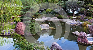 Japanese garden in Monte Carlo,