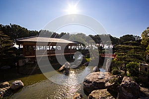 Japanese garden in Monte Carlo, Monaco