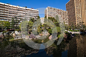 Japanese garden in Monte Carlo, Monaco