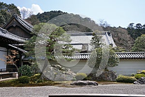 Japanese garden in Nanjenji temple, Kyoto