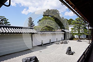 Japanese garden in Nanjenji temple, Kyoto