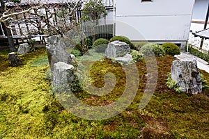 Japanese garden in Nanjenji temple, Kyoto