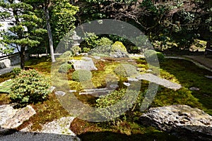 Japanese garden in Nanjenji temple, Kyoto