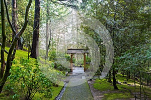 Japanese Garden Path to Gateway