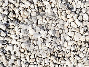 Japanese garden pebbles closeup background photograph.