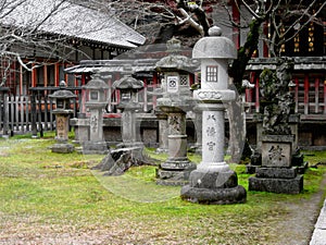 Japanese garden statues