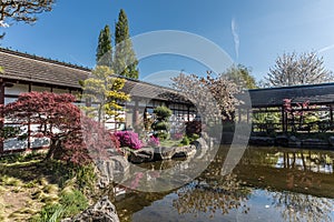 Japanese garden on Versailles island