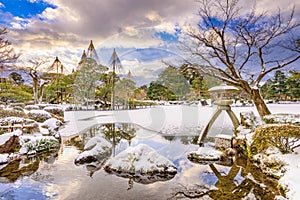 Japanese Garden in Winter