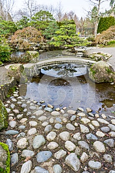 Japanese Garden Winter Reflection 7