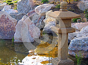 Japanese statue Gardens in early fall