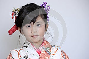 Japanese girl on Seven-Five-Three festival