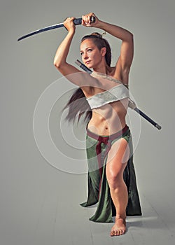 Japanese girl warrior.