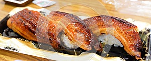 Japanese grilled eel is tasty and fresh every day..