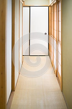 Japanese house corridor