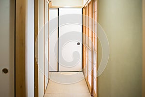 Japanese house corridor