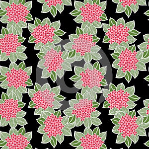 Japanese hydrangea pattern