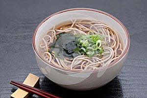 Japanese Kake soba noodles