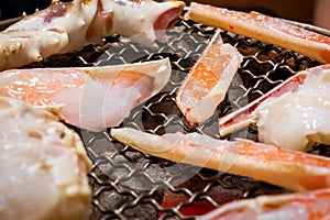 Japanese Kani Crab leg on BQQ griller