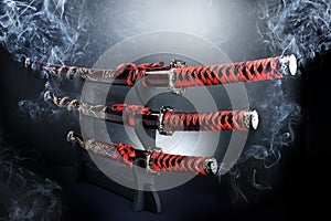 Japanese Katana set swords