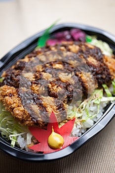 Japanese katsudon Bento