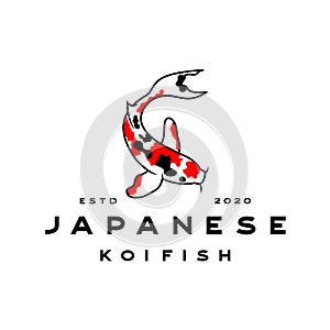 Japanese Koi Logo, fishing or aquarium related logo design inspiration