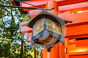 Japanese lantern in Kyoto