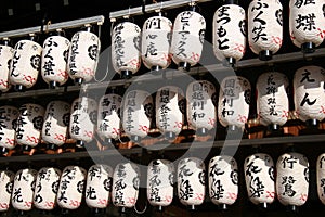 Japanese lanterns.