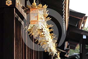 Japanese lanterns in Shimogamo shrine, Kyoto