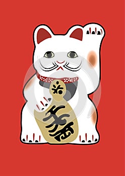 Japanese lucky cat photo