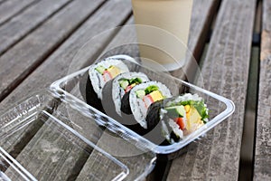 Japanese maki rolls