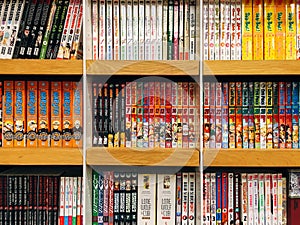 Japanese Manga Comic Magazines For Sale In Local Bookstore