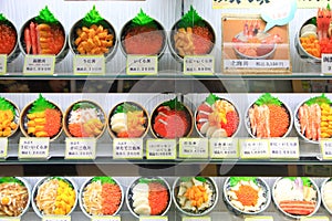 Japanese meal menu